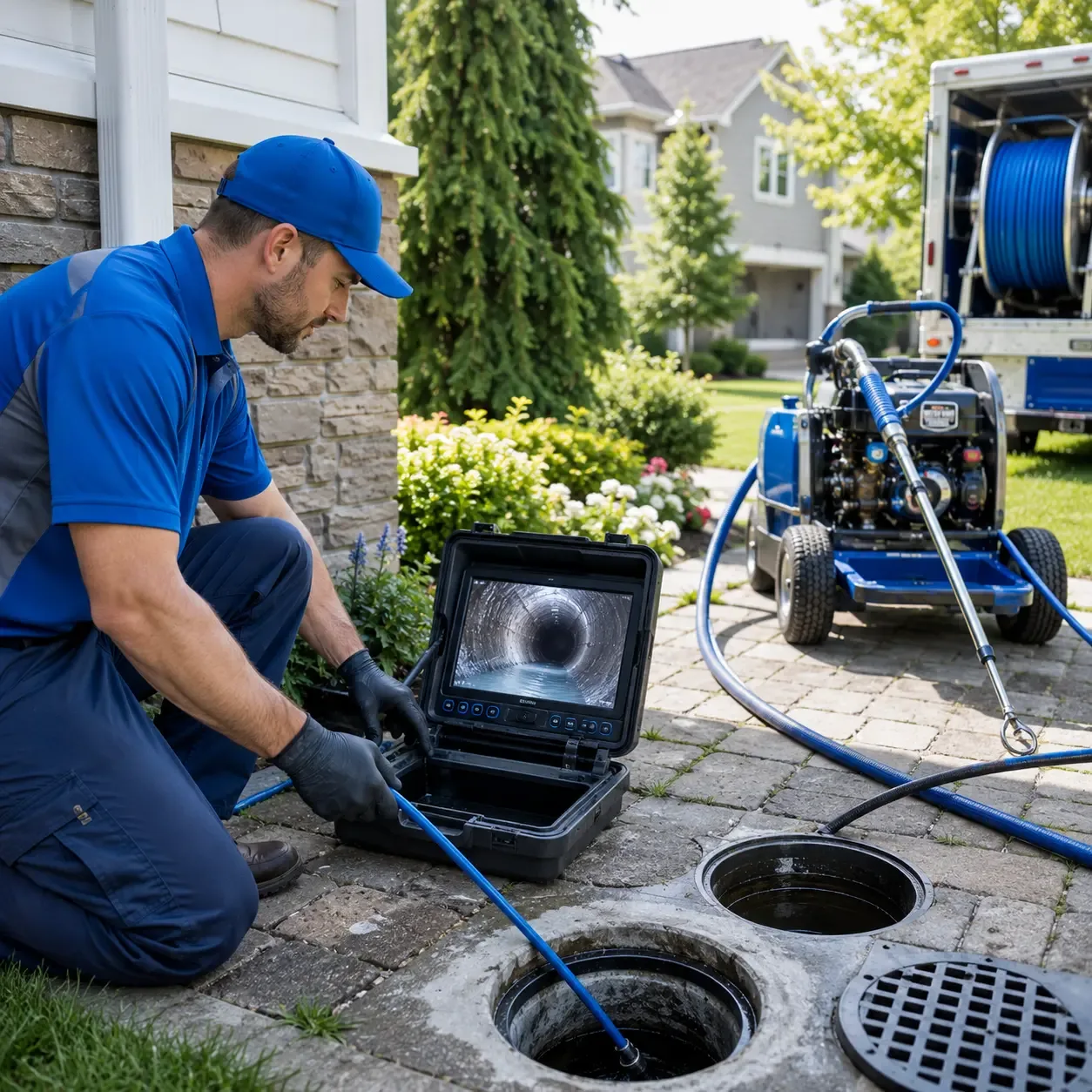 Outdoor drain cleaning professionals serving San Augustine, TX