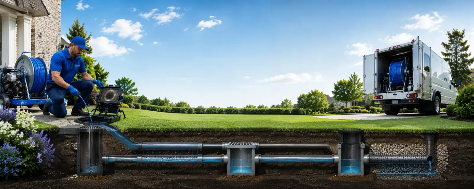 Outdoor drain cleaning information for San Augustine, TX
